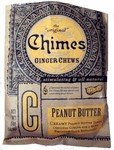 Chimes Ginger Chews Peanut Butter 5 oz Bag