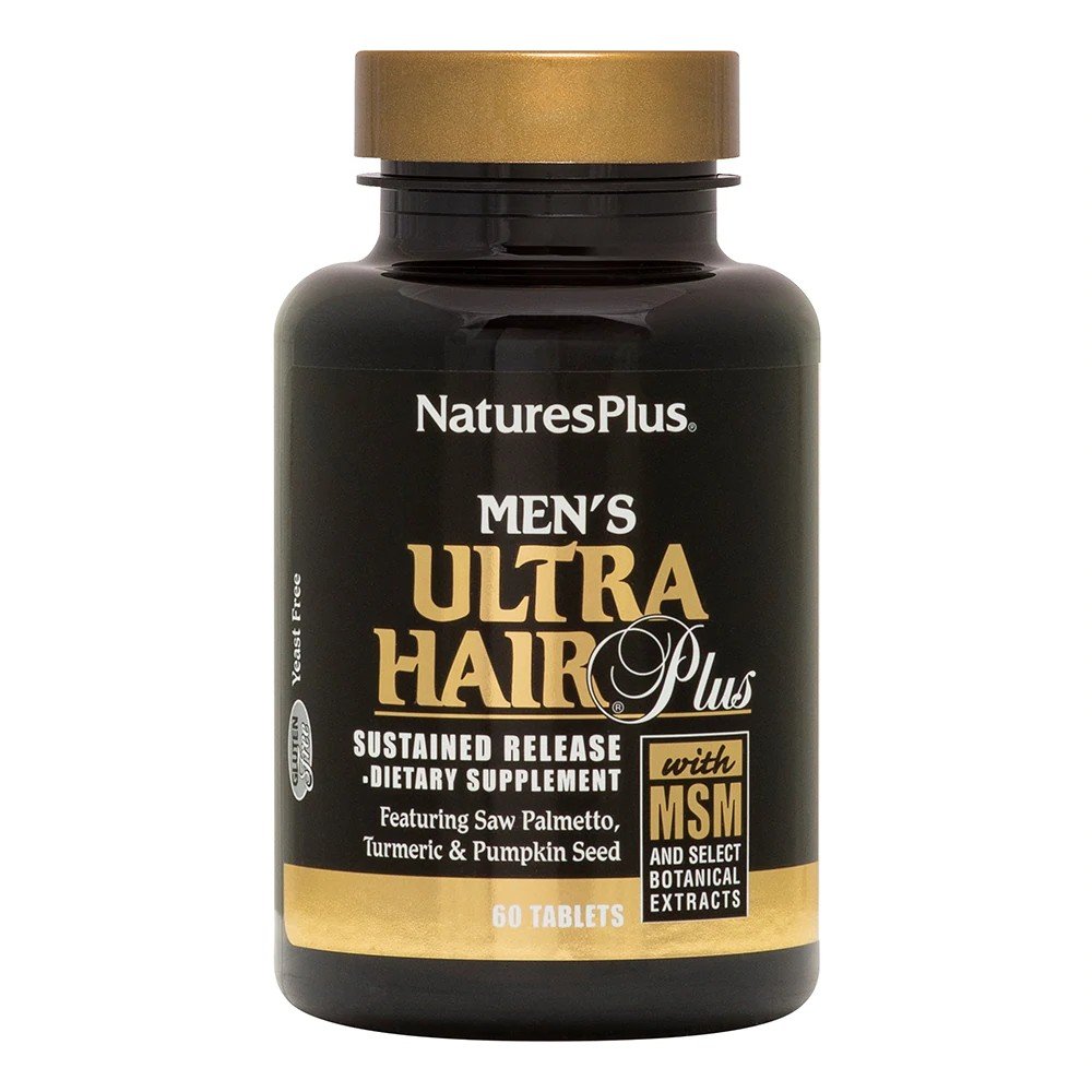 Nature&#39;s Plus Ultra Hair Plus Mens 60 Tablet