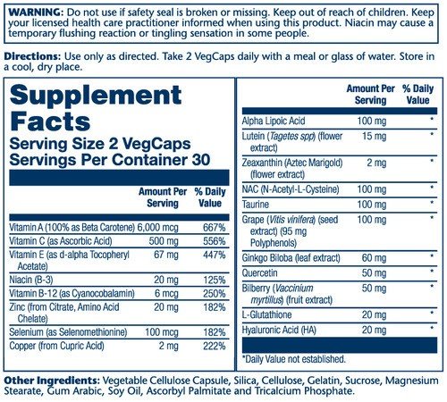 Solaray Eyes Complete 60 VegCap