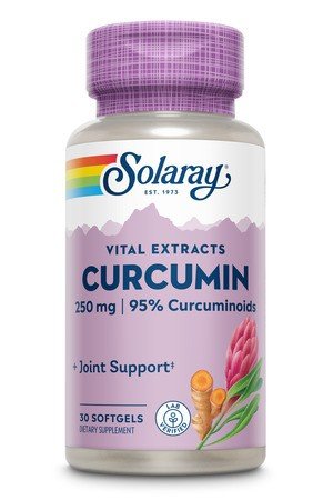 250 milligrams Curcumin | Solaray Vital Extract | Joint Support | Dietary Supplement | 30 Softgels | VitaminLife