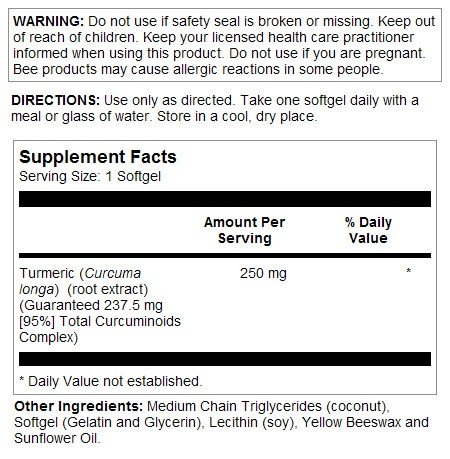 Solaray Curcumin 30 Softgel