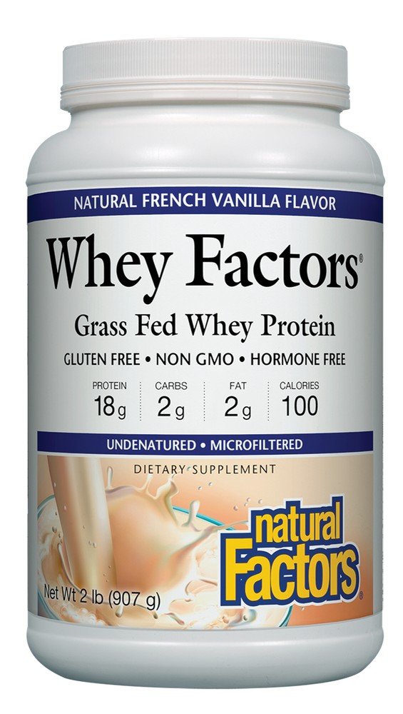 Natural Factors Whey Factors French Vanilla 2 lbs Powder