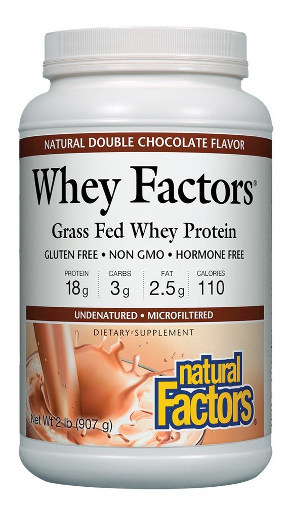 Natural Factors Whey Factors Chocolate 2 lbs Powder