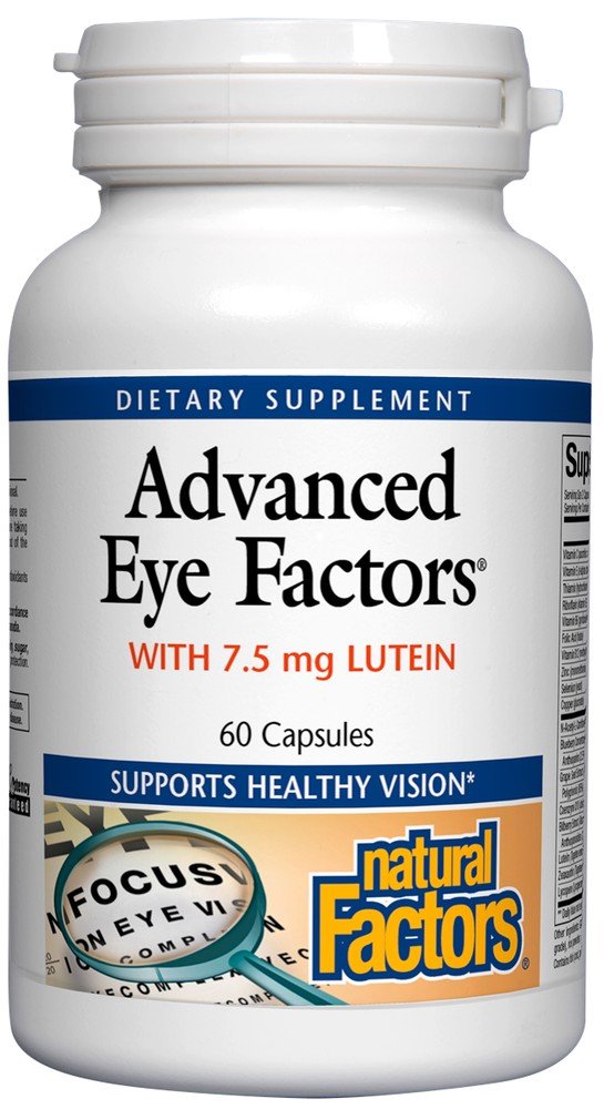 Natural Factors Advanced Eye Factors 60 Capsule