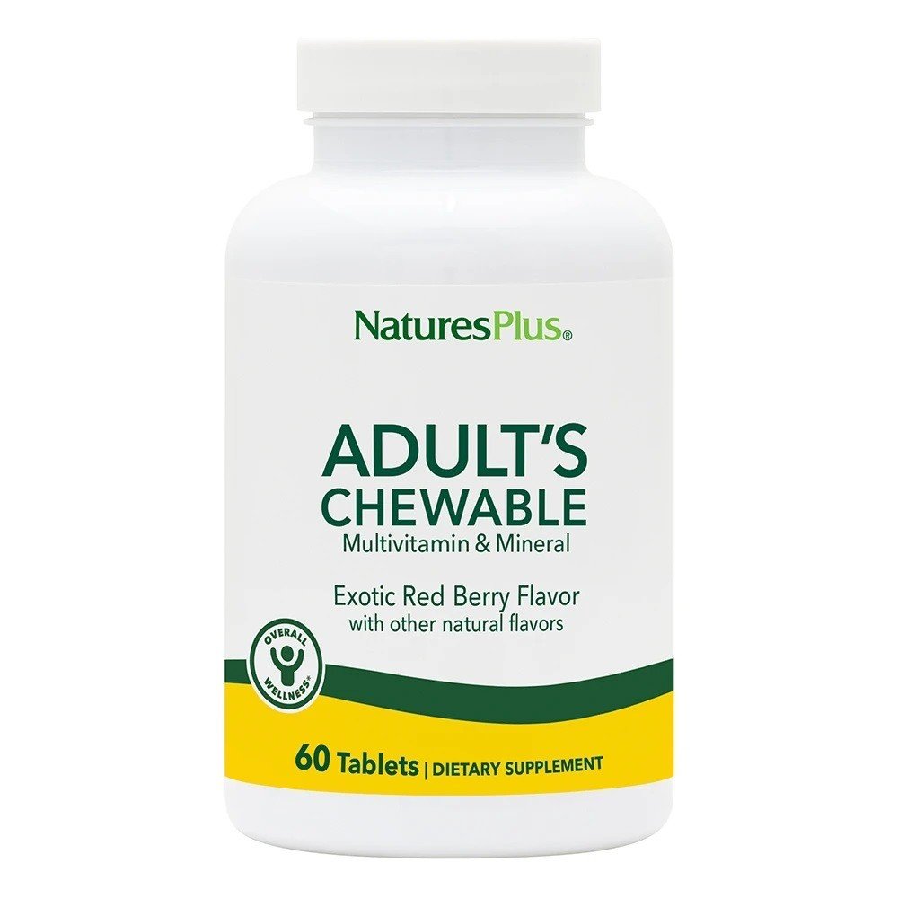 Nature's Plus Adult's Multi-Vitamin Exotic Red Fruits 60 Chewable Tablet