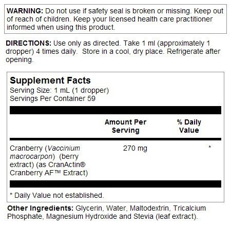 Solaray CranActin Syrup 2 oz Liquid