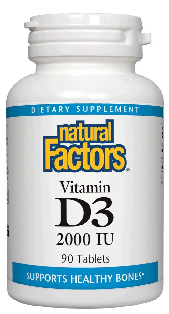 Natural Factors Vitamin D3 2000 IU 90 Tablet