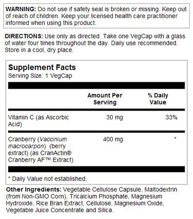 Solaray CranActin 30 VegCap