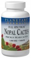 Planetary Herbals FS Nopal Cactus 1000mg 60 Tablet