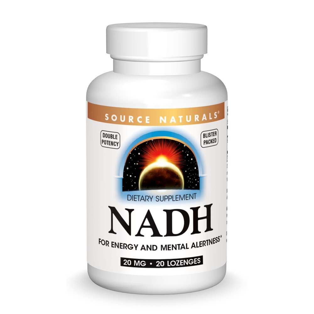 Source Naturals, Inc. NADH 20mg Co-E1 Sublingual 20 Tablet