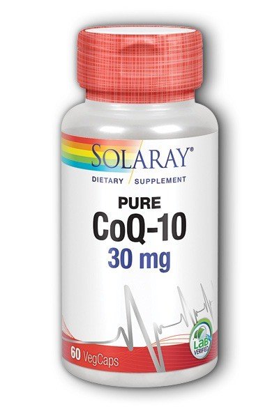 Solaray Pure CoQ10 30mg 60 VegCaps