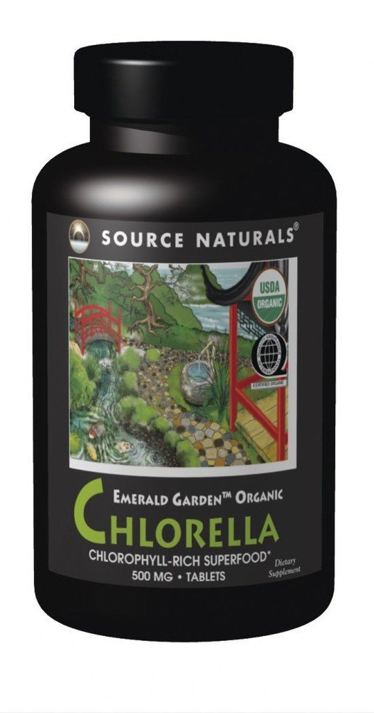 Source Naturals, Inc. Emerald Garden Organic Chlorella 200mg 300 Tablet