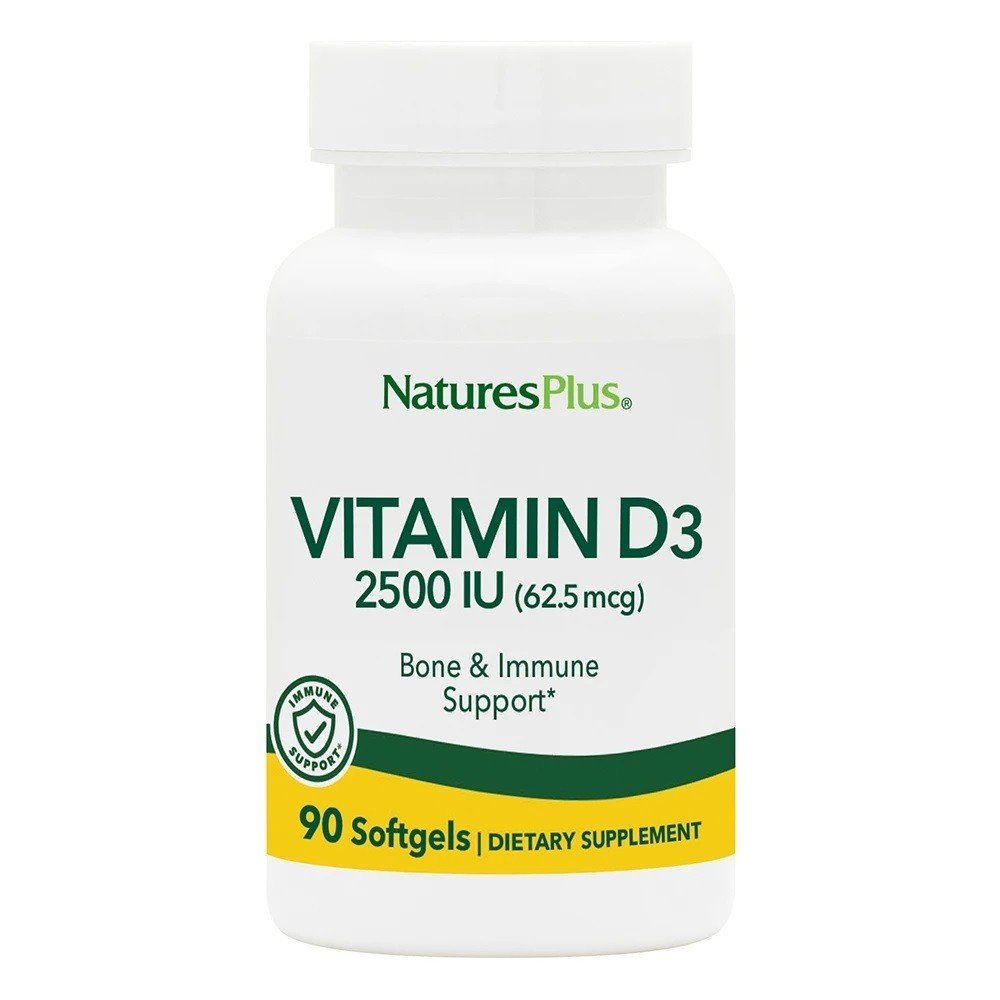 Nature&#39;s Plus Vitamin D 2500 IU 90 Softgel