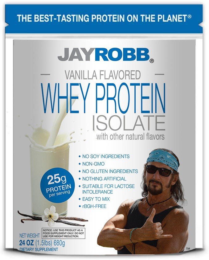 Jay Robb Whey Protein Isolate Vanilla 24 oz Powder