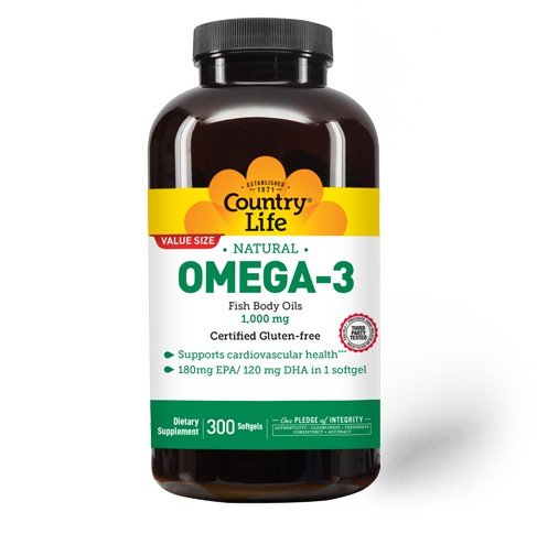 Country Life Omega 3 - 1000 mg 300 Softgel