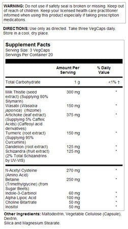 Natural Balance Liver Sense 60 VegCap