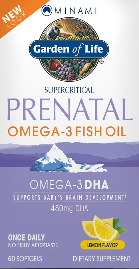 Minami Nutrition Supercritical Prenatal Omega-3 - Lemon Flavor 60 Softgel