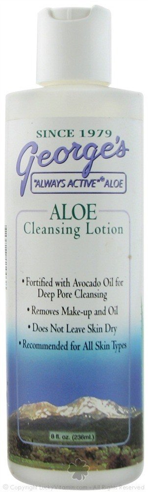 George's Always Active Aloe Aloe Cleansing Lotion 8 oz Lotion