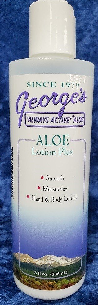 George&#39;s Always Active Aloe Aloe Lotion Plus 8  oz Lotion