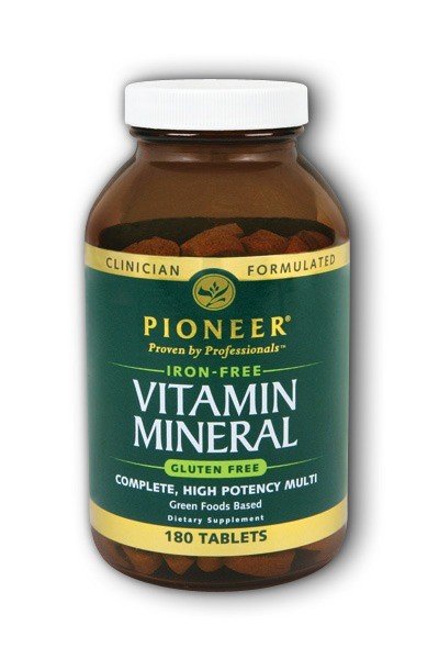 Pioneer Vitamin Mineral Iron Free 180 Tablet