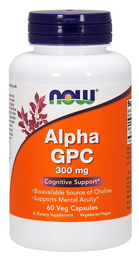 Now Foods Alpha GPC 300 mg 60 VegCap