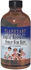 Planetary Herbals Loquat Respiratory Syrup For Kids 8 oz Liquid