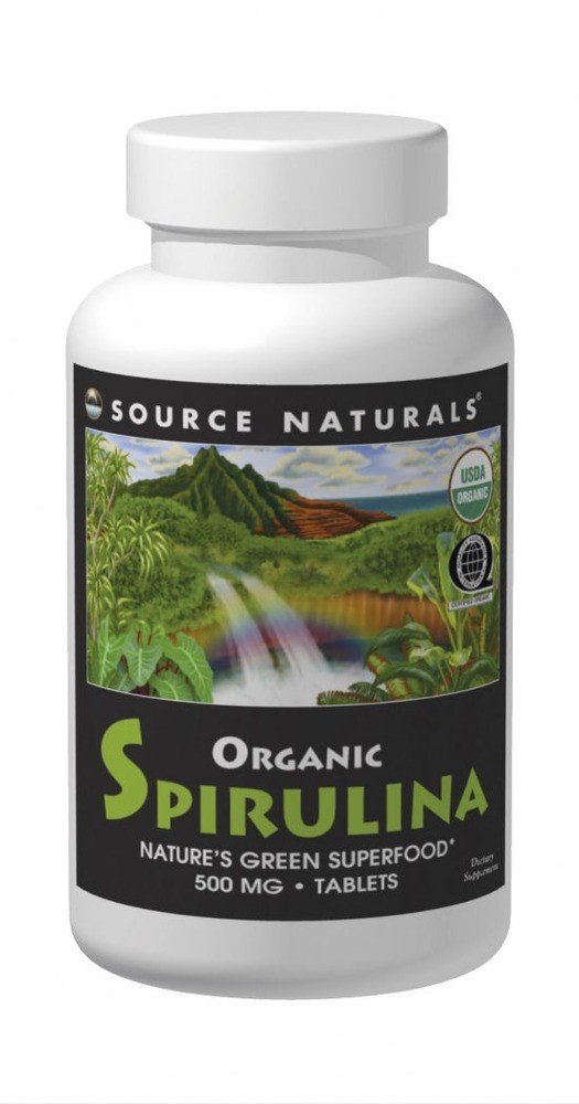 Source Naturals, Inc. Organic Spirulina 500mg Powder 4 oz Powder