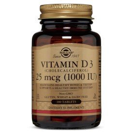 Solgar Vitamin D3 25 mcg ( 1000 IU ) 180 Tablet