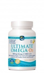 Nordic Naturals Ultimate Omega D3 - Lemon 60 Softgel