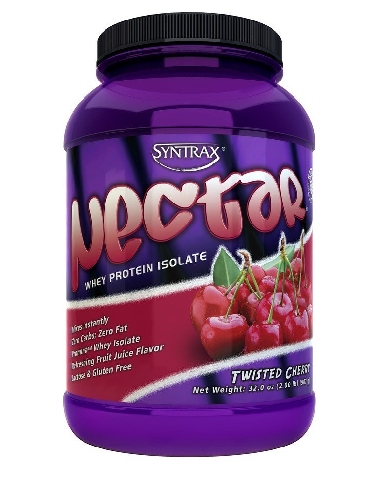 Syntrax Nectar Whey Protein Isolate Twisted Cherry 2.09 lbs Powder