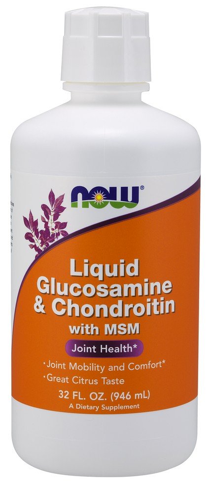 Now Foods Liquid Glucosamine & Chondroitin with MSM 32 oz Liquid