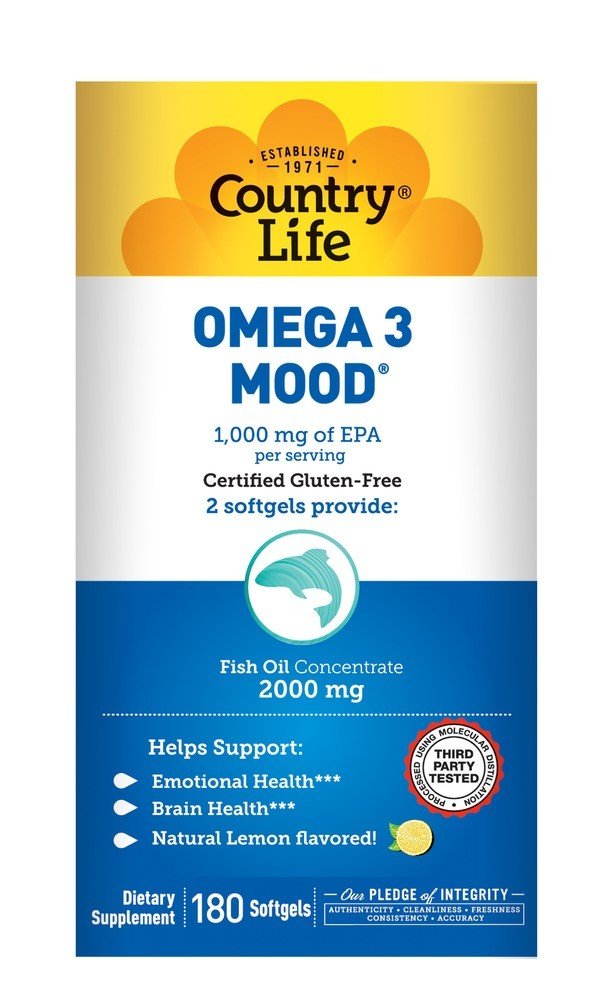 Country Life Omega Mood 180 Softgel