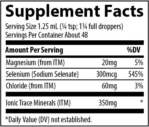 Trace Minerals Ionic Selenium 2 oz Liquid