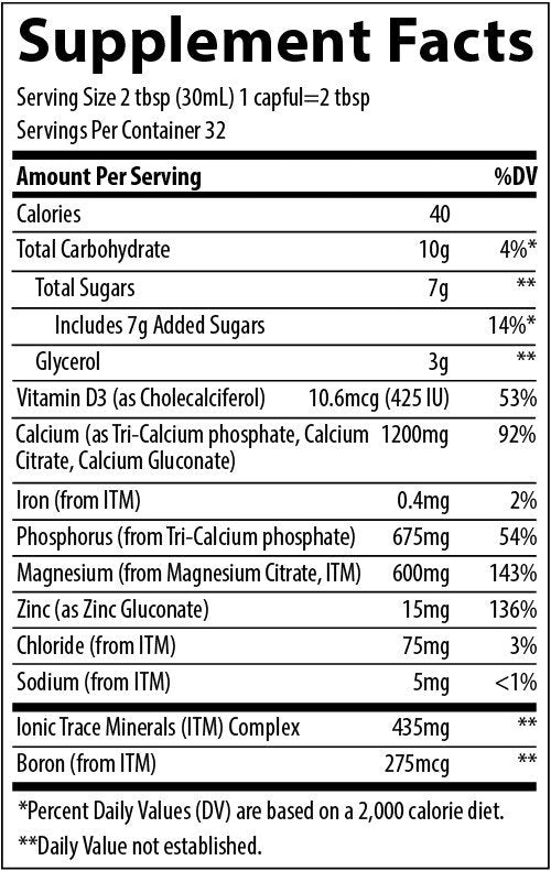 Trace Minerals LiquiMins Cal/Mag/Zinc Pina Colada 32 oz Liquid