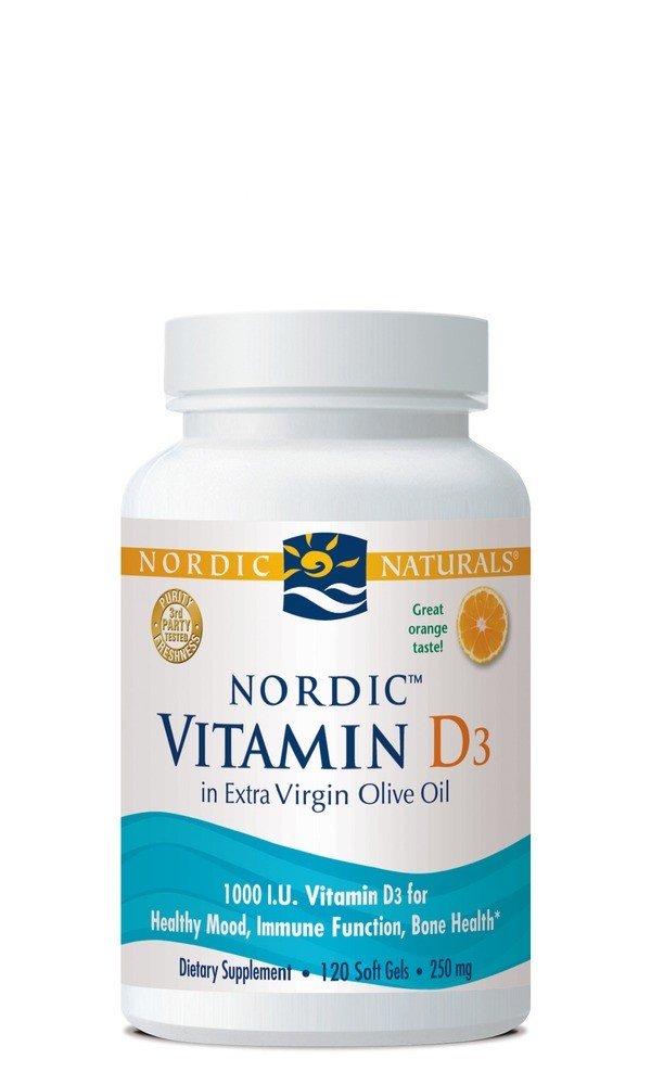 Nordic Naturals Vitamin D3 Orange 120 Softgel