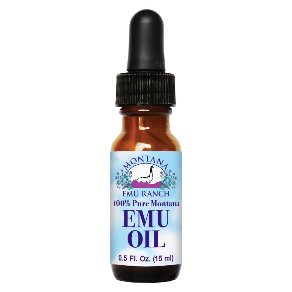 Montana Emu Ranch Co. 100% Pure Montana Emu Oil 0.5 oz Liquid