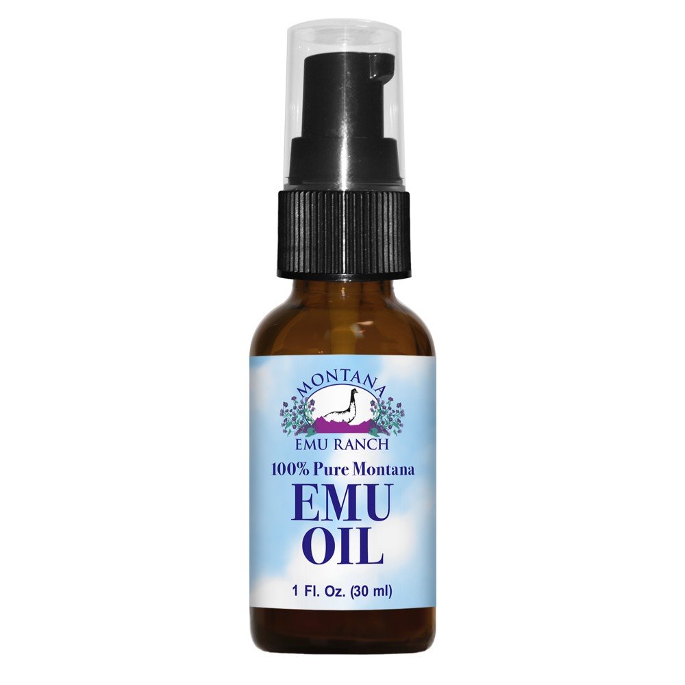 Montana Emu Ranch Co. 100% Pure Montana Emu Oil 1 oz Liquid