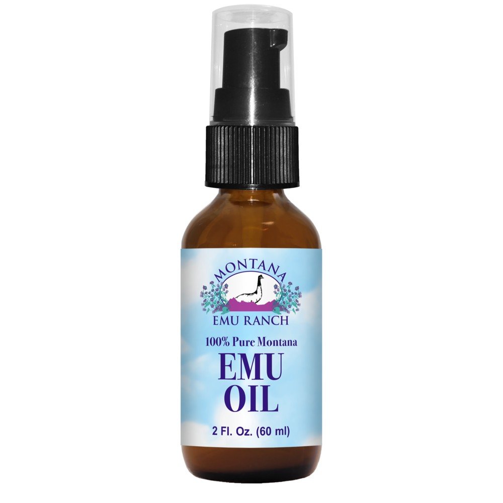 Montana Emu Ranch Co. 100% Pure Montana Emu Oil 2 oz Liquid