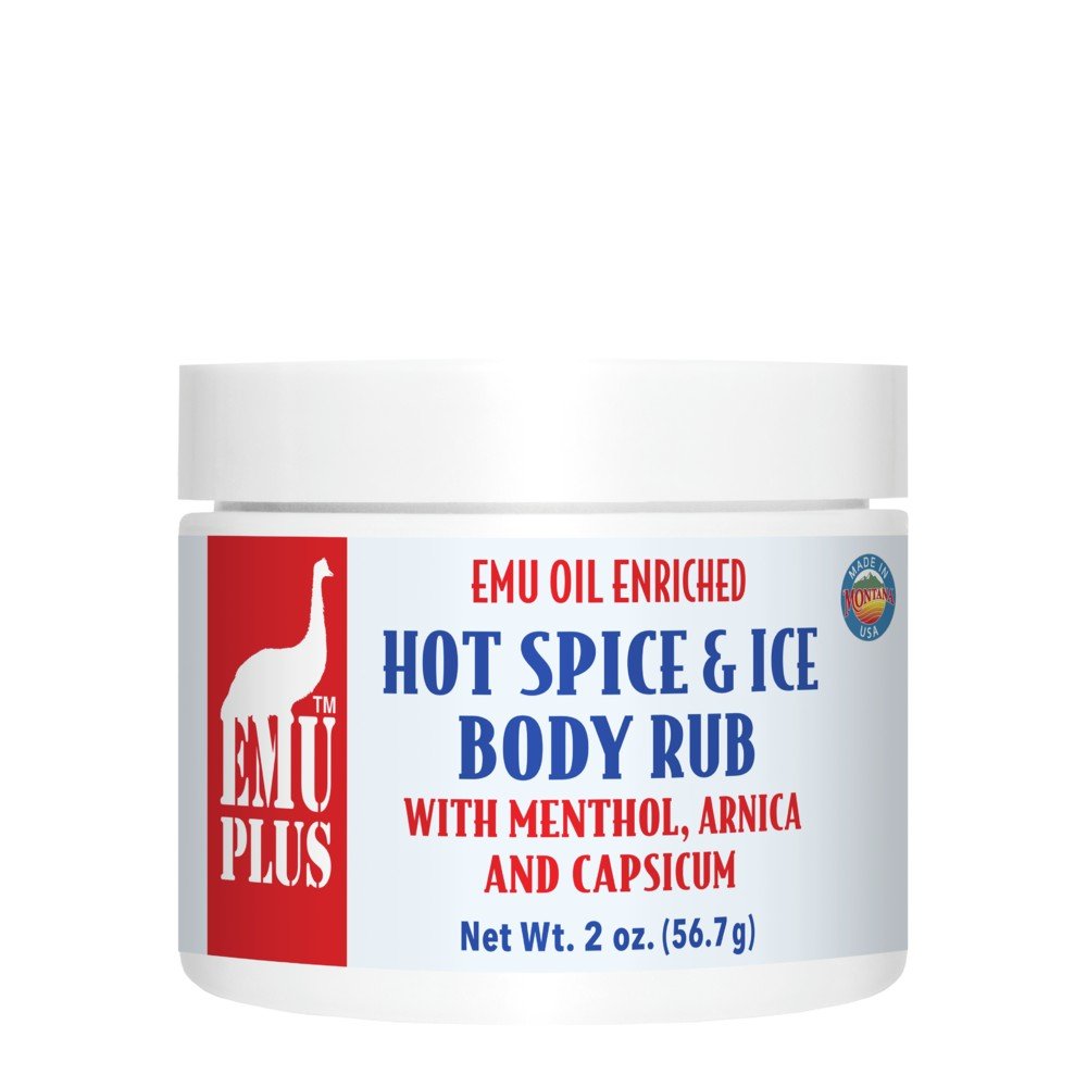 Montana Emu Ranch Co. Hot Spice &amp; Ice Skin Cream w/Capsicum &amp; Wintergreen 2 oz Balm
