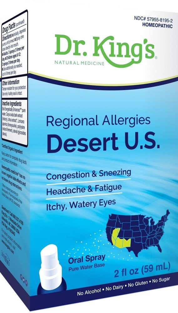 Dr King Natural Medicine Regional Allergies: Desert U.S. 2 oz Liquid