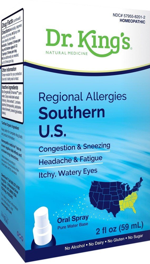 Dr King Natural Medicine Regional Allergies: Southern U.S. 2 oz Liquid