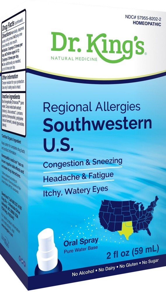 Dr King Natural Medicine Regional Allergies: Southwestern U.S. 2 oz Liquid