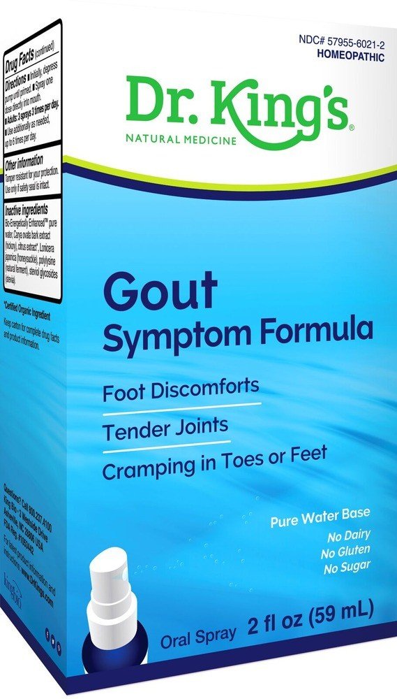 Dr King Natural Medicine Gout Symptom Formula 2 oz Liquid