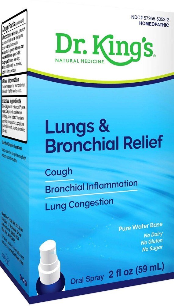 Dr King Natural Medicine Lungs & Bronchial Relief 2 oz Liquid