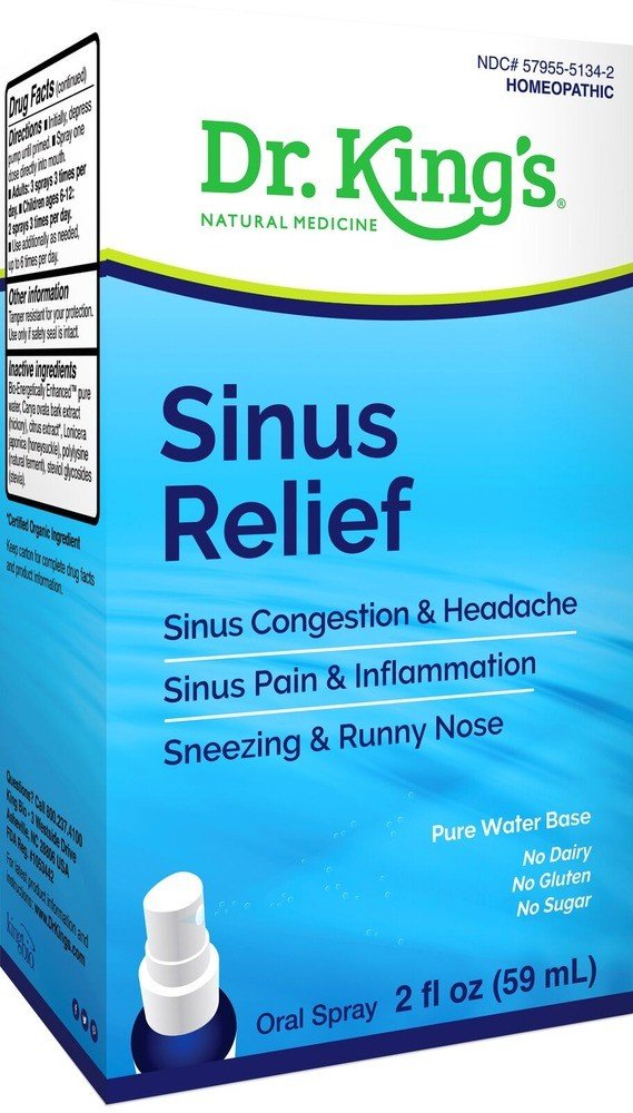 Dr King Natural Medicine Sinus Relief 2 oz Liquid