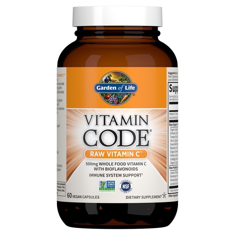 Garden of Life Vitamin Code Raw Vitamin C 60 Capsule