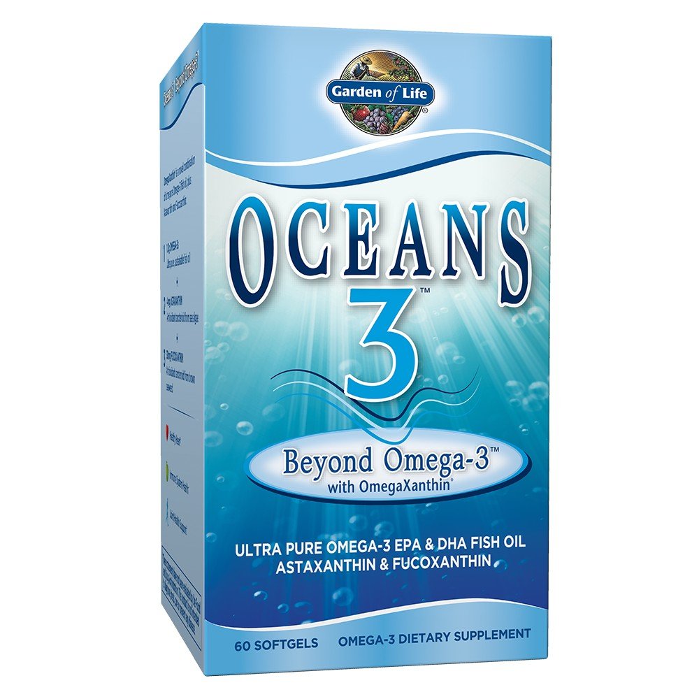 Garden of Life Oceans 3 Beyond Omega 3 60 Softgel