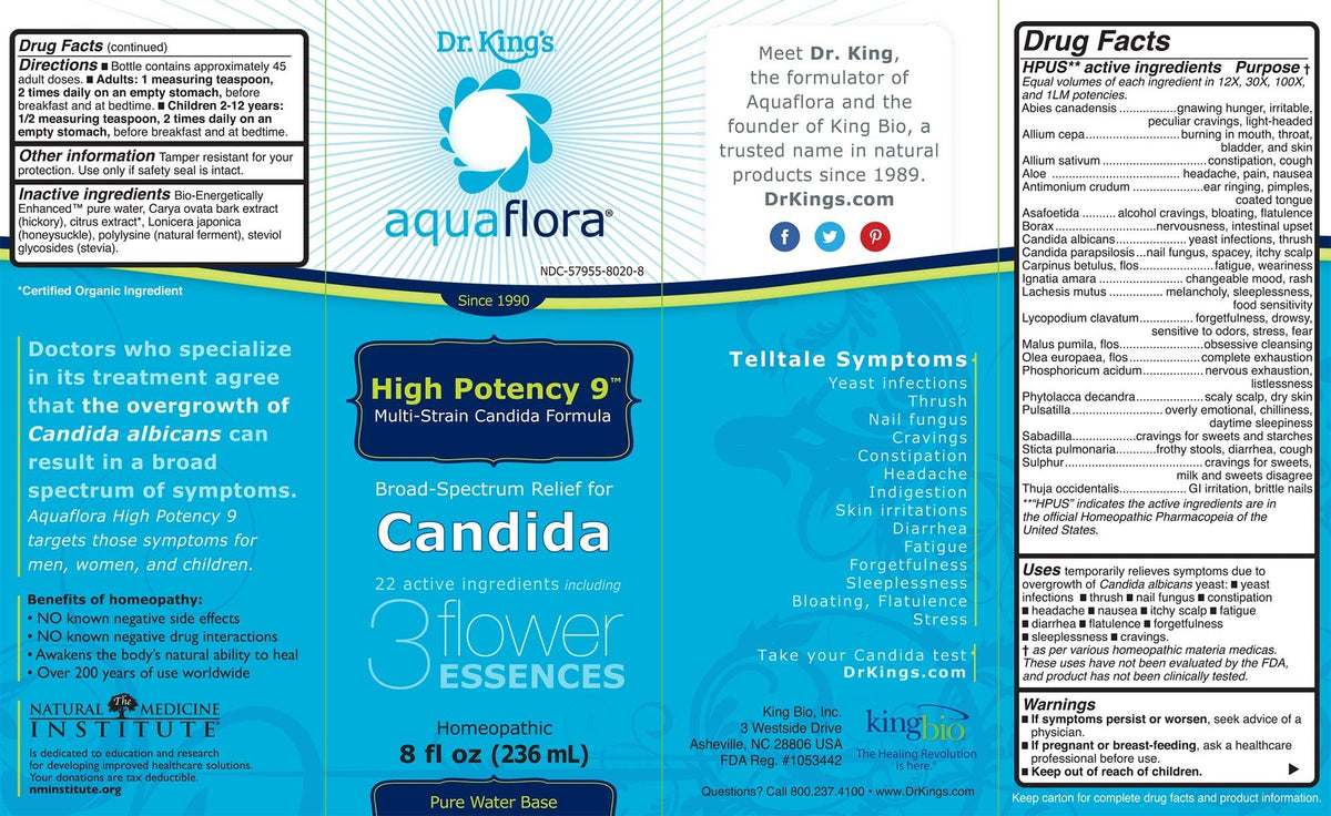 Aqua Flora Candida High Potency 9 8 oz Liquid