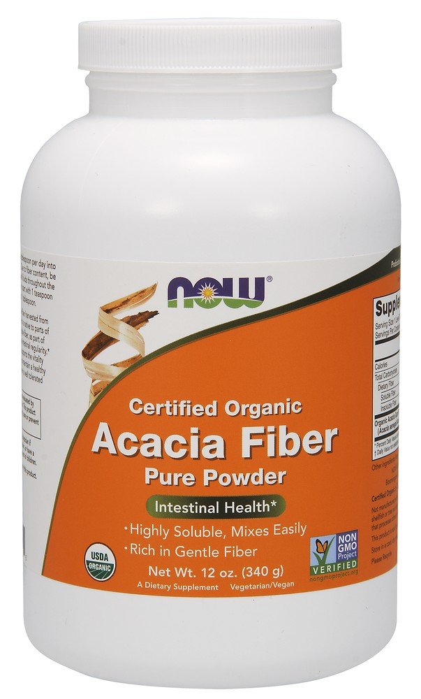 Now Foods Organic Acacia Fiber 12 oz Powder