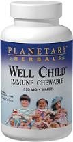 Planetary Herbals Well Child Immune Chewable 60 Chewable